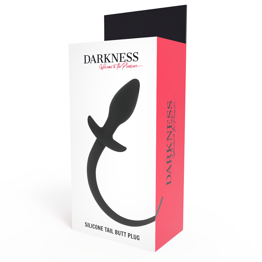 Darkness - plug anal 28 cm silicona negro