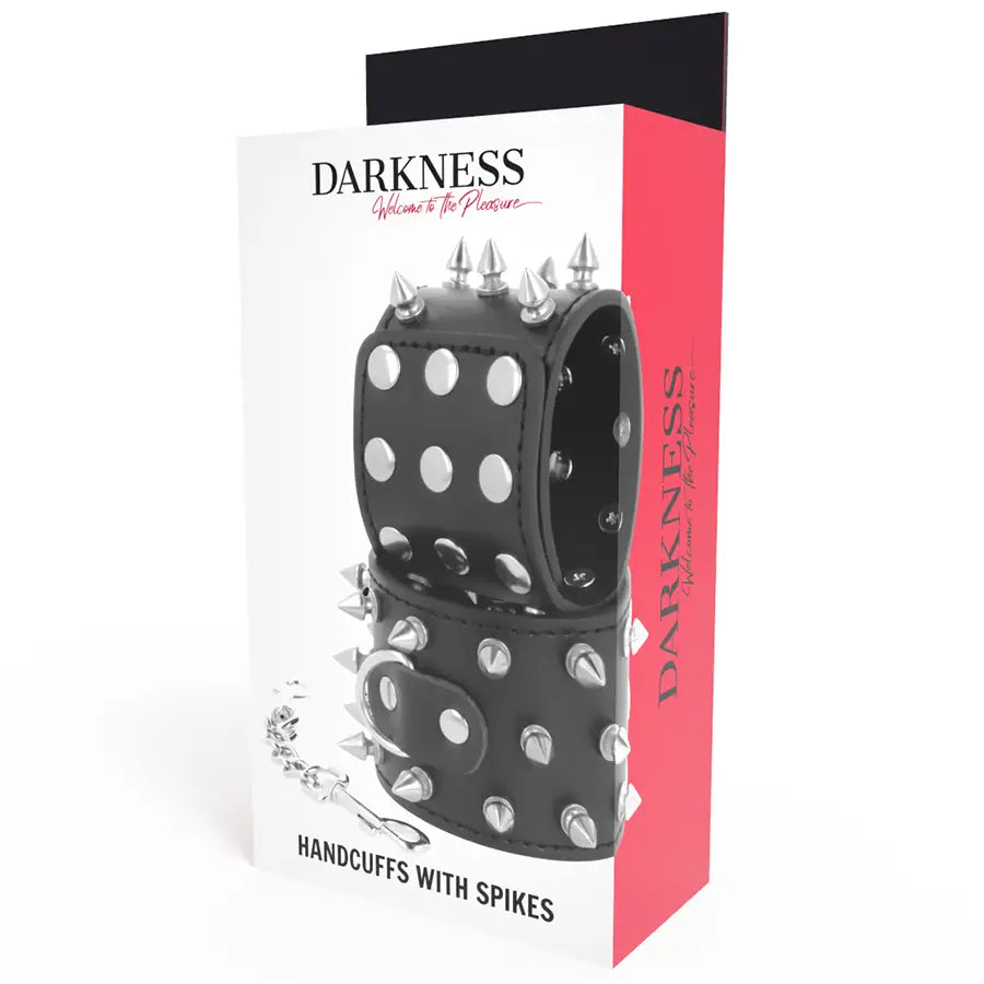 Darkness - skulls and bones esposas con pinchos negro