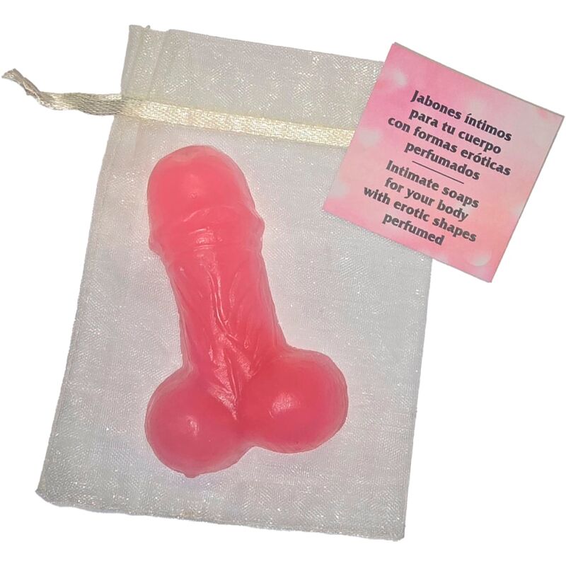 Diablo picante - jabón perfumado forma pene rosa