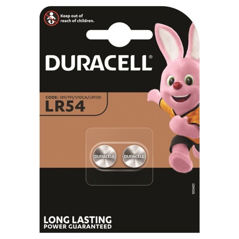 Duracell - pila boton alcalina lr54 lr1130 ag10 1,5v