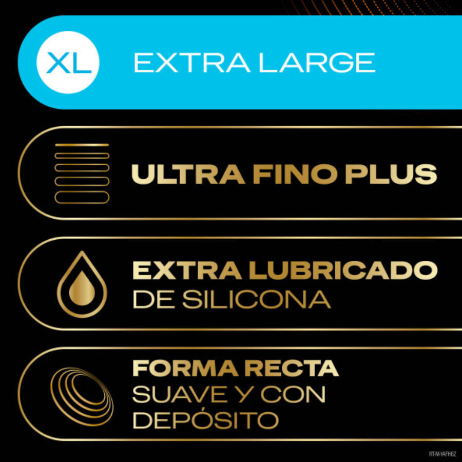 Durex - conexión total xl ultra fino plus sin látex 10