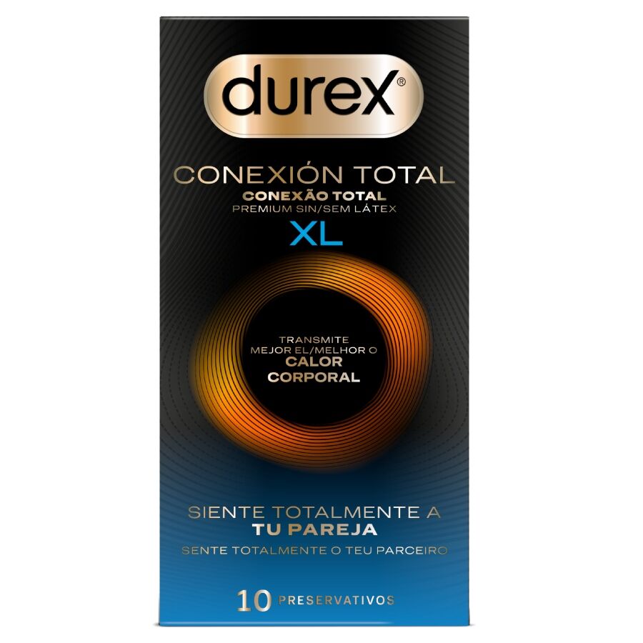 Durex - conexión total xl ultra fino plus sin látex 10