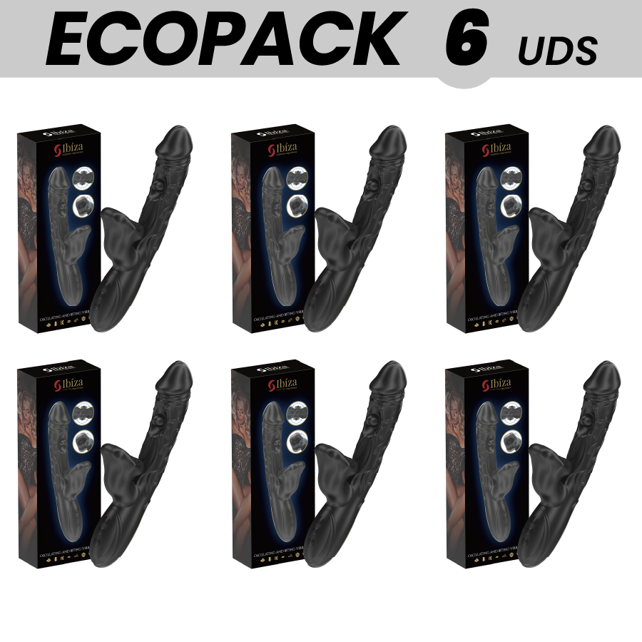 Ecopacks 6 uds - ibiza vibrador y estimulador de clítoris