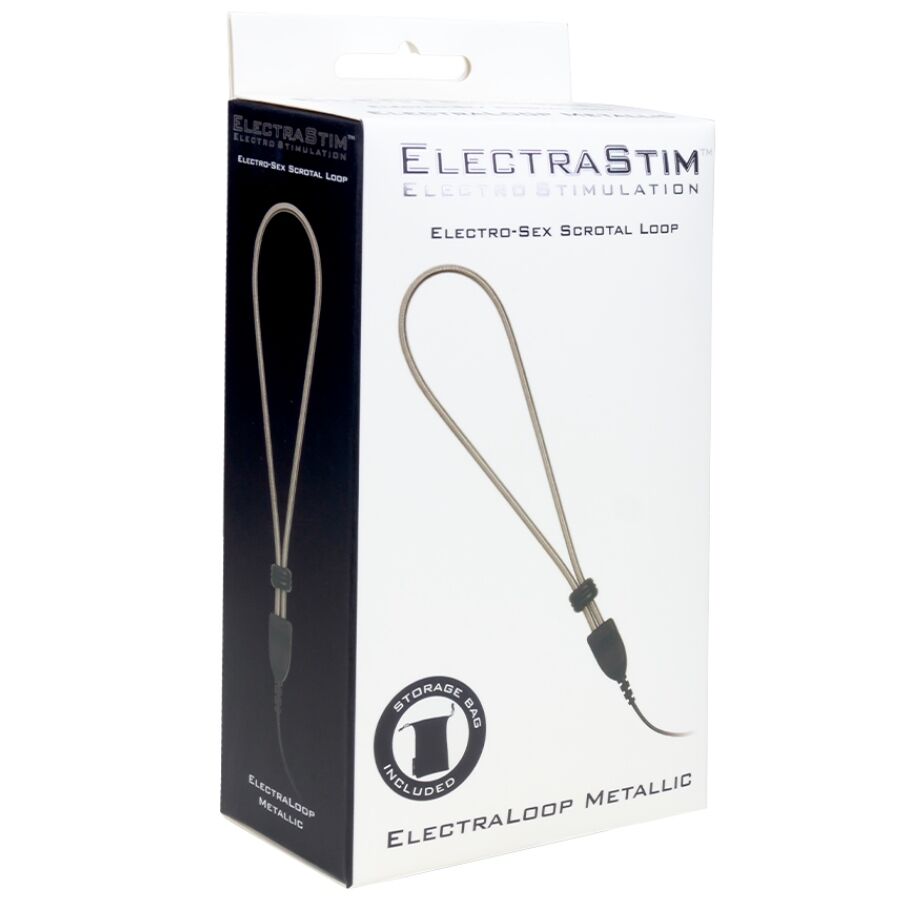 Electrastim - electraloop anillo escrotal metálico ajustable