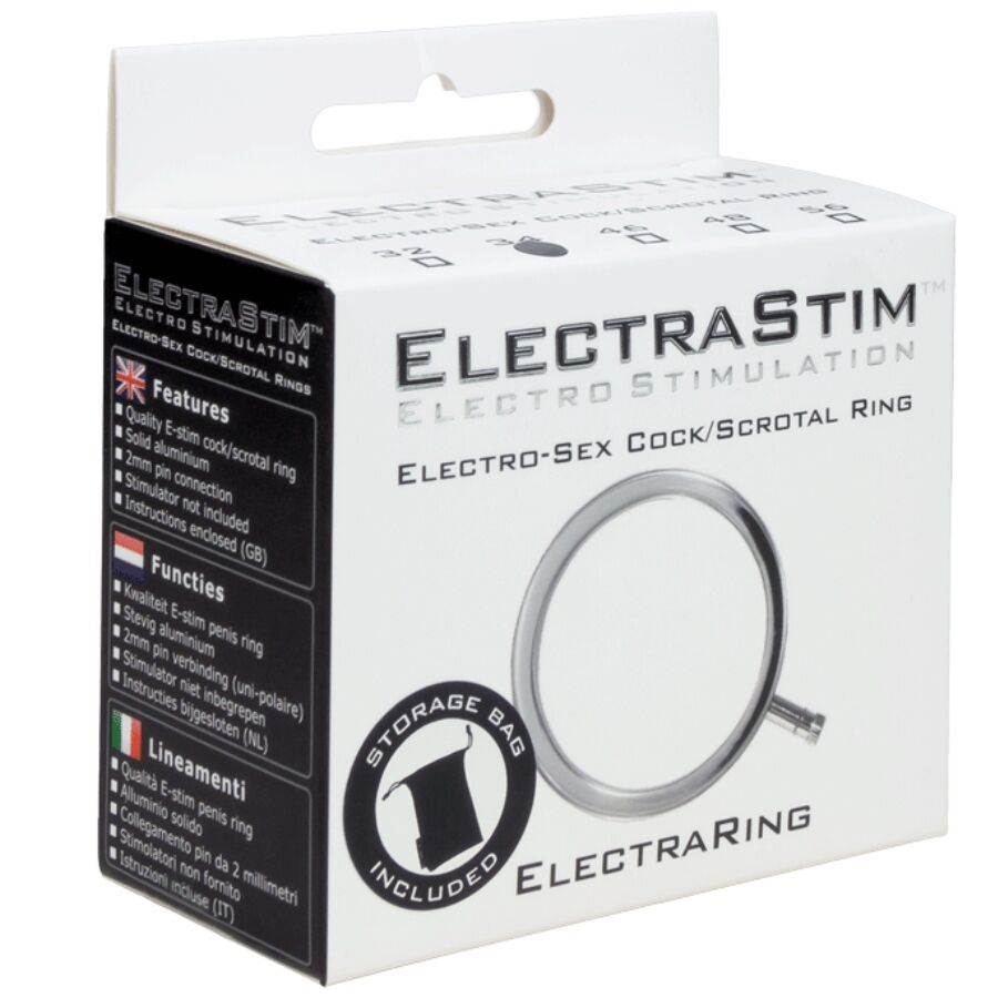 Electrastim - electrarings anillo metálico para el pene 32