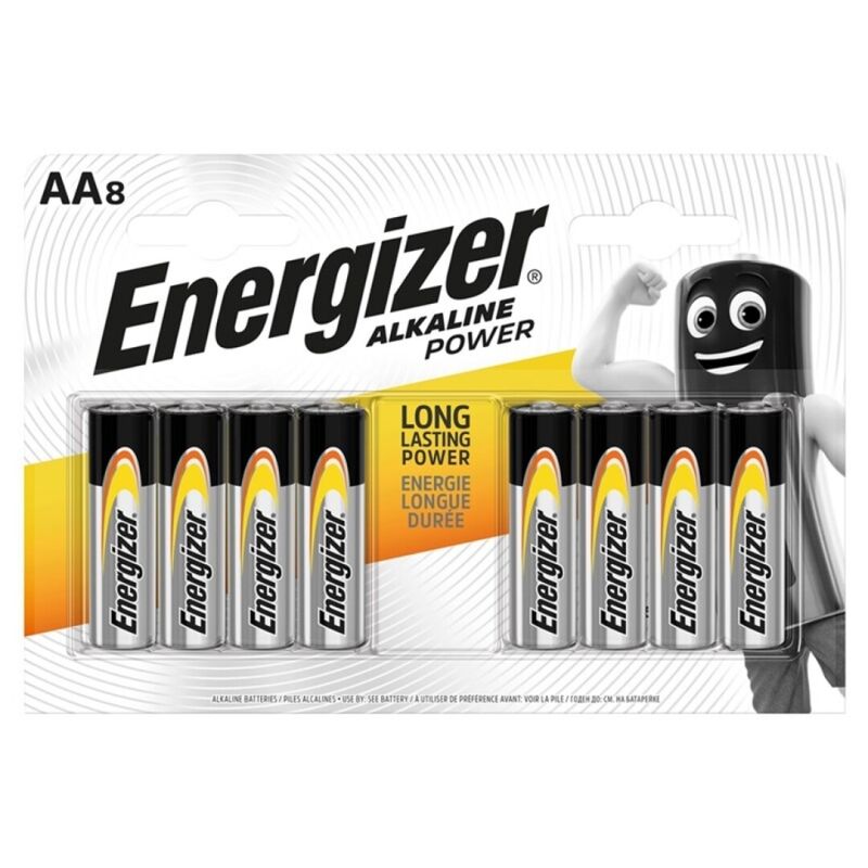 Energizer - alkaline power pila alcalina aa lr6 blister*8