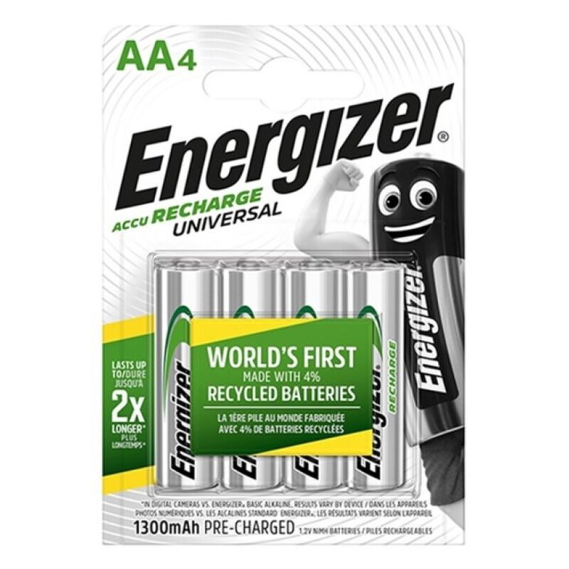 Energizer - universal pila recargable hr6 aa 1300mah