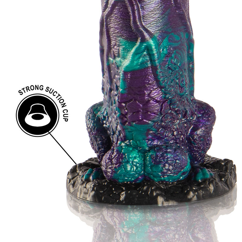 Epic - basilisk dildo doble placer escamoso tamaño grande