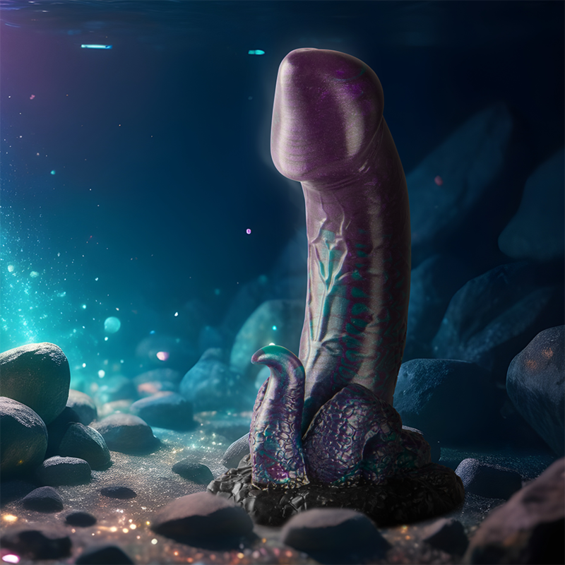 Epic - basilisk dildo doble placer escamoso tamaño pequeño