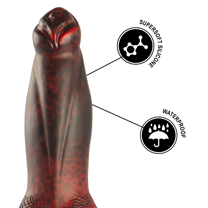 Epic - prometheus dildo titan en llamas recargable control