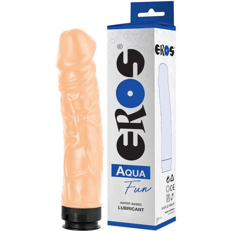 Eros - aqua fun dildo con lubricante base agua