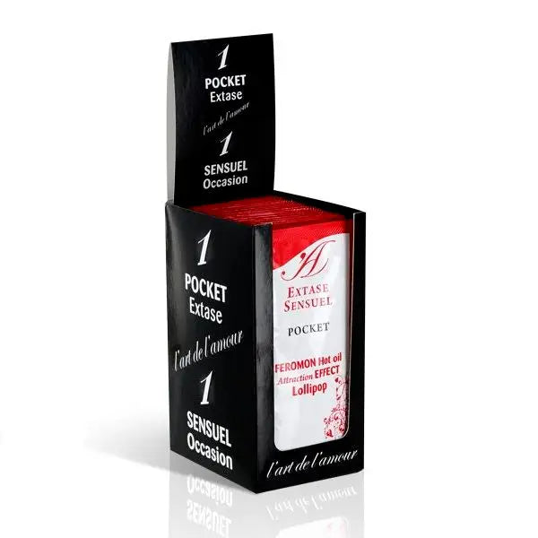 Extase sensual - aceite masaje efecto calor feromonas