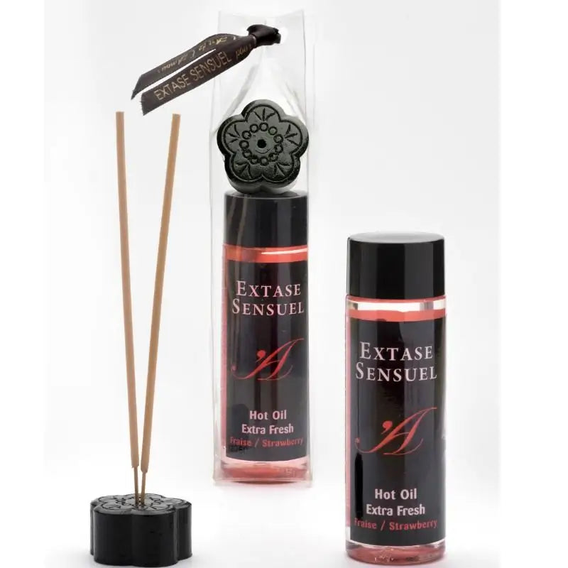 Extase sensual - aceite masaje efecto extra fresh fresa 100