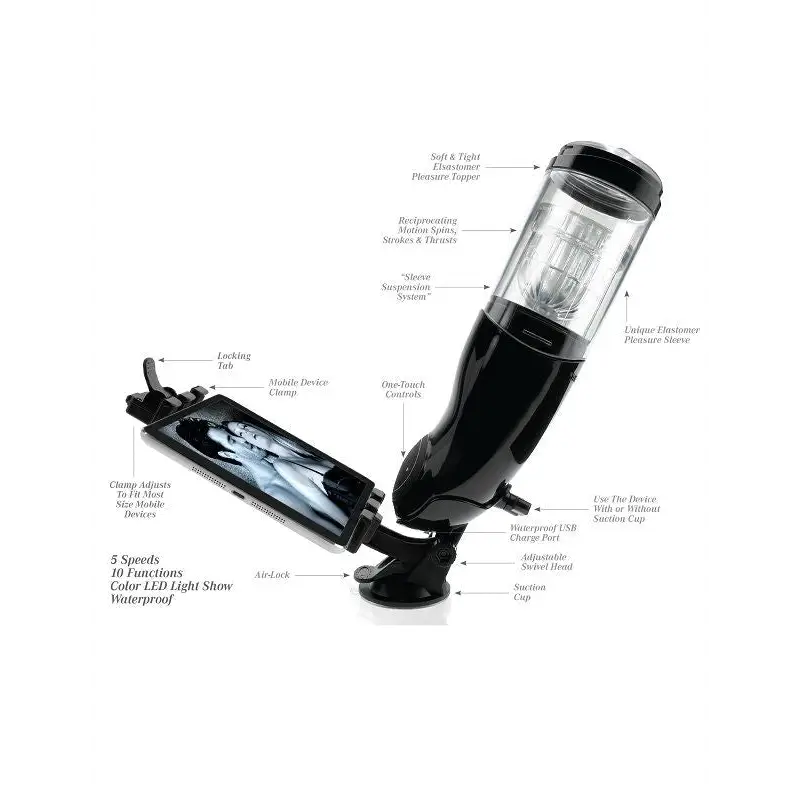 Extreme toyz - pdx mega bator usb masturbador masculino