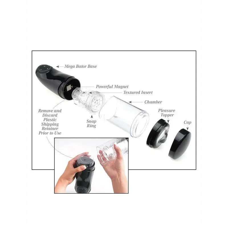Extreme toyz - pdx mega bator usb masturbador masculino ano