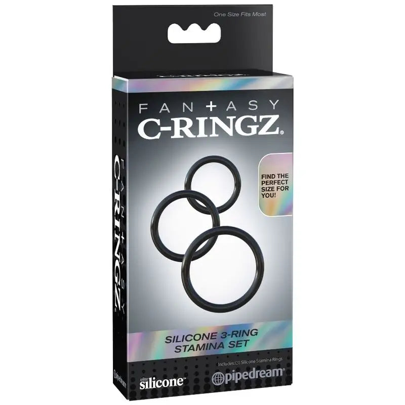Fantasy c-ringz - set anillas silicona stamina