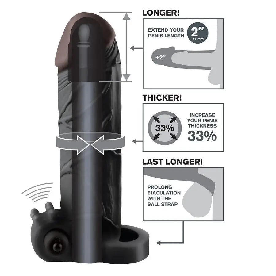 Fantasy x- tensions - extension para el pene con vibrador