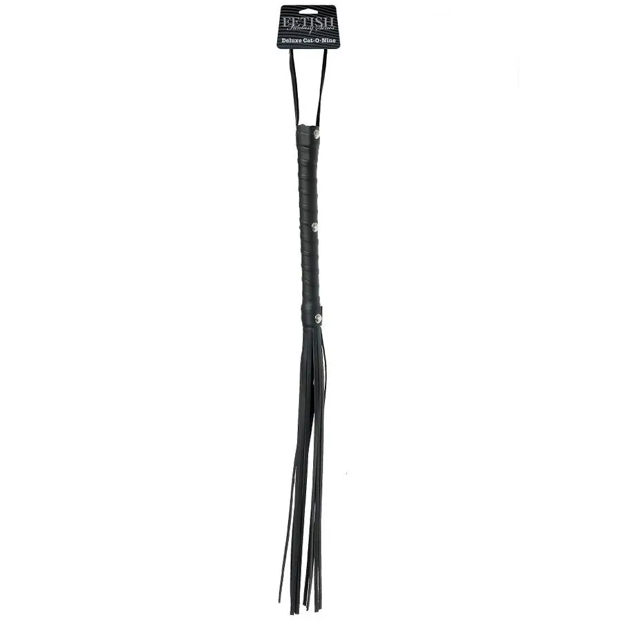 Fetish fantasy limited edition - latigo azotador piel negro