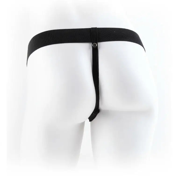 Fetish fantasy series - 7 hollow strap-on with balls 17.8cm