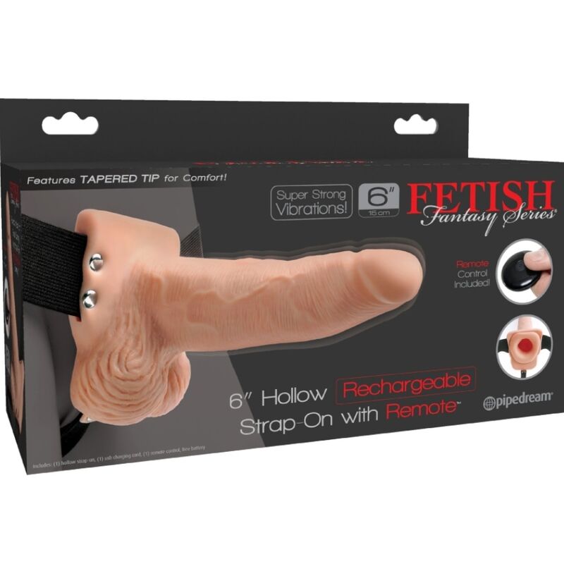 Fetish fantasy series - arnés ajustable control remoto pene