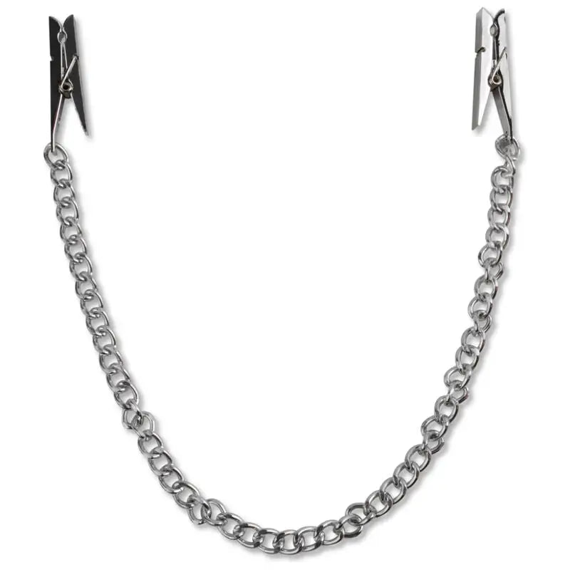 Fetish fantasy series - series cadena para pezones plata