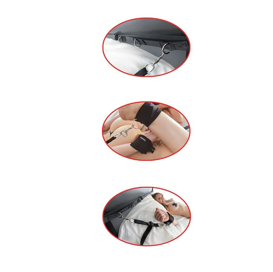 Fetish fantasy series - kit ataduras para la cama 2