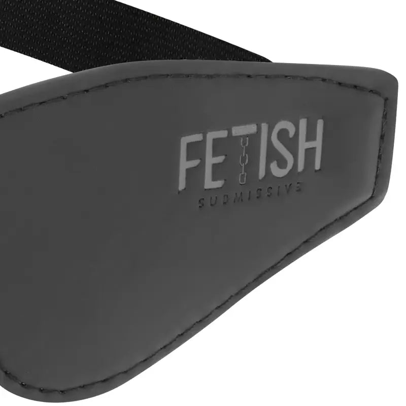 Fetish submissive - antifaz cuero vegano con forro