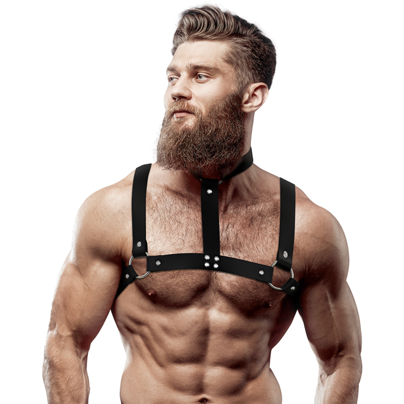 Fetish submissive attitude - arnés ajustable ecopiel pecho