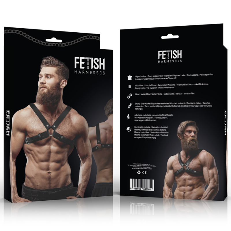 Fetish submissive attitude - arnés bulldog ajustable