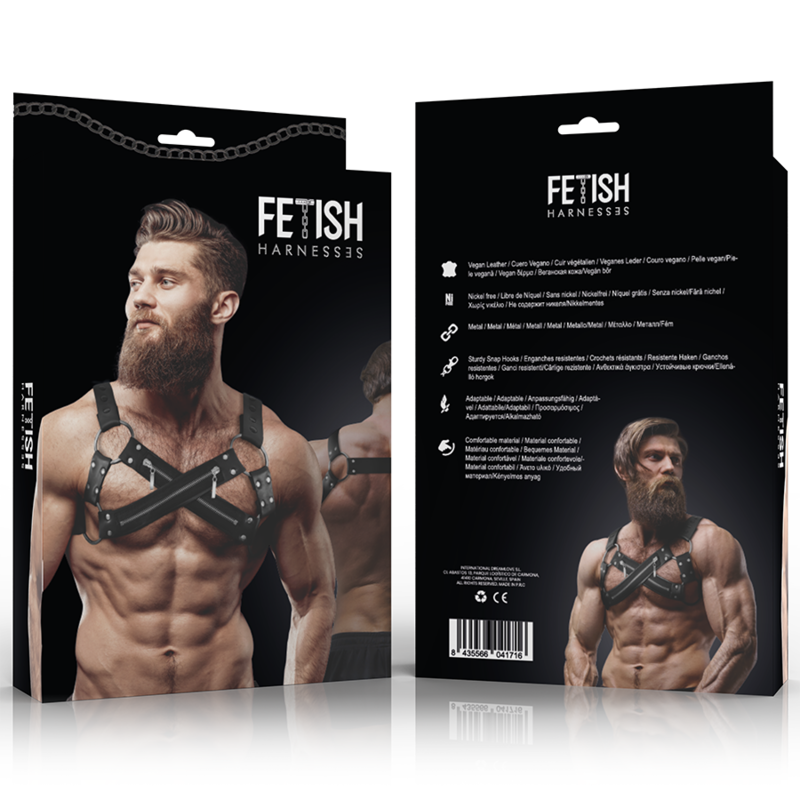 Fetish submissive attitude - arnés bulldog ajustable