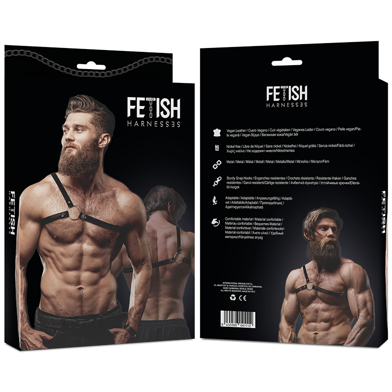 Fetish submissive - attitude arnés ecopiel hombro cruzado