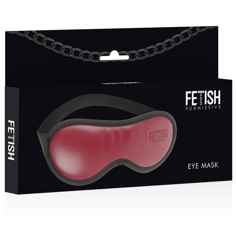 Fetish submissive dark room - antifaz cuero vegano