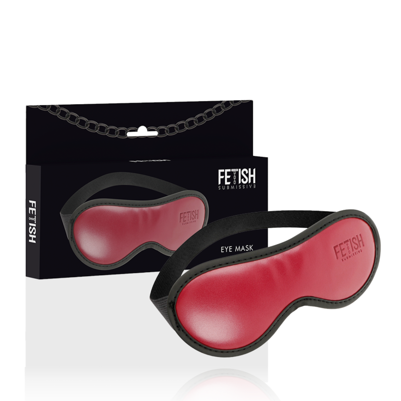 Fetish submissive dark room - antifaz cuero vegano
