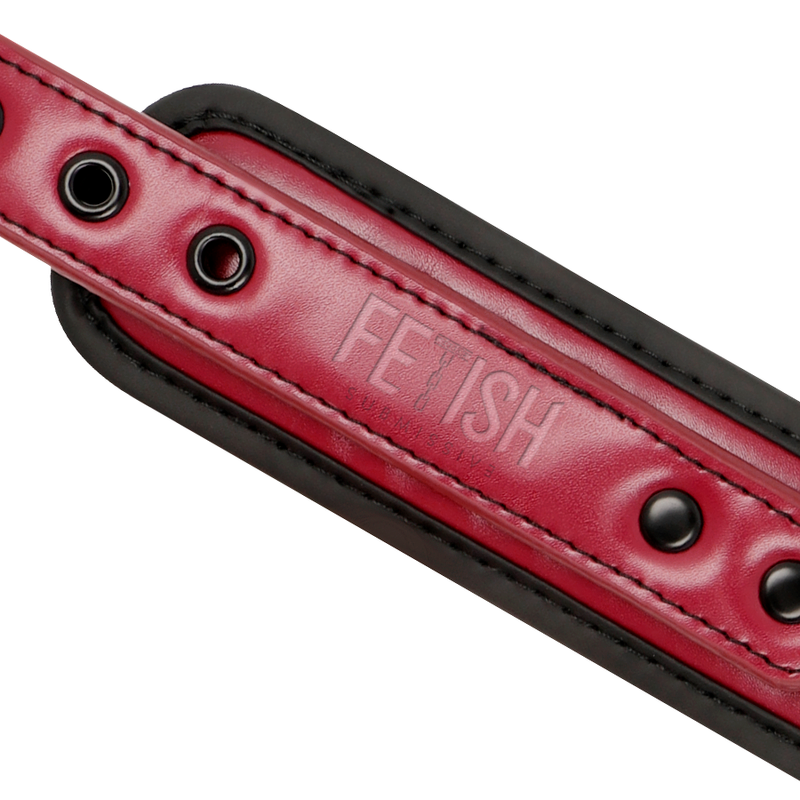 Fetish submissive dark room - collar con cadena con forro