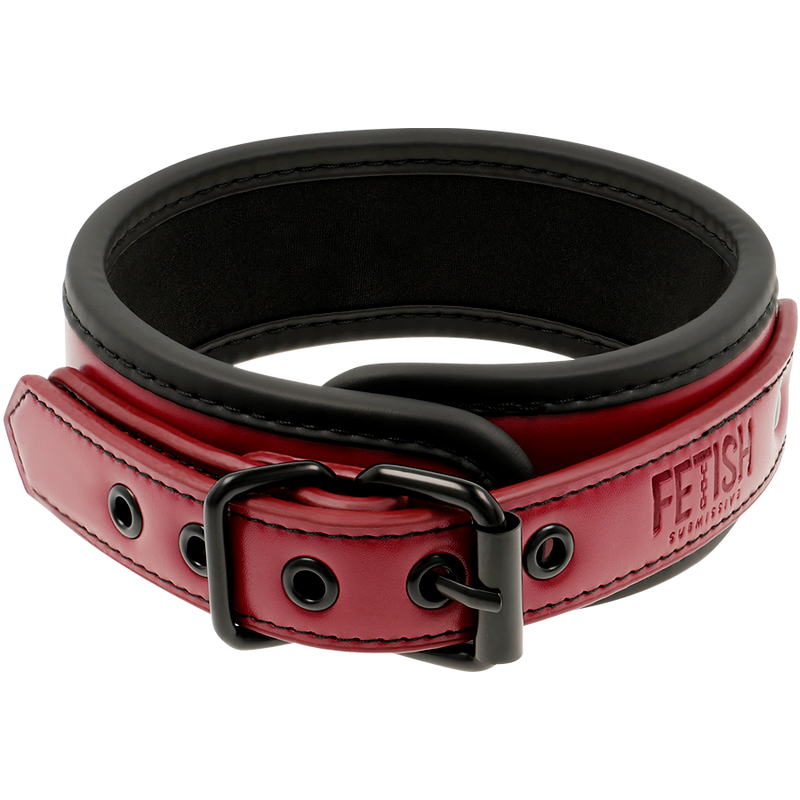 Fetish submissive dark room - collar con cadena con forro