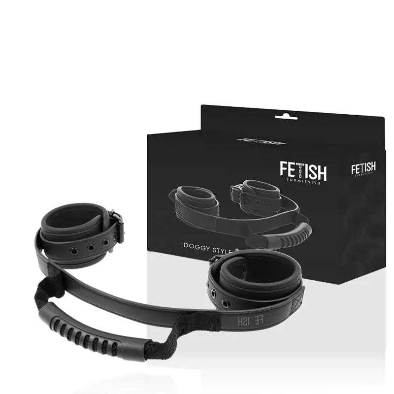 Fetish submissive - esposas con tirador con forro