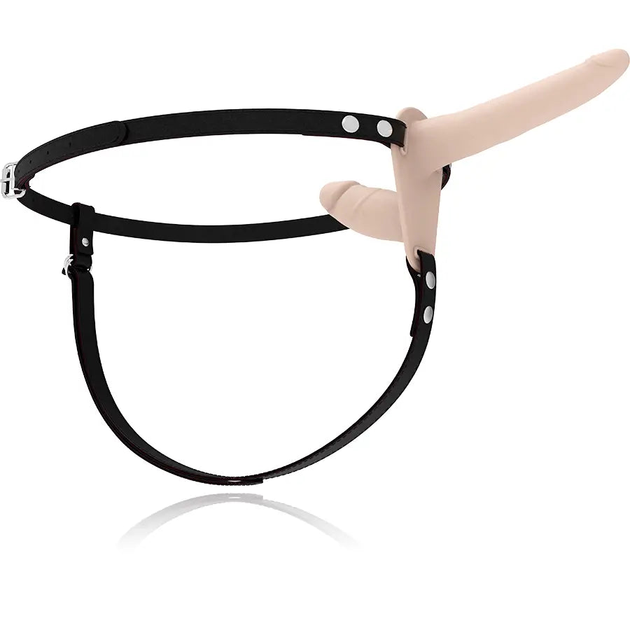Fetish submissive harness - doble penetración flesh