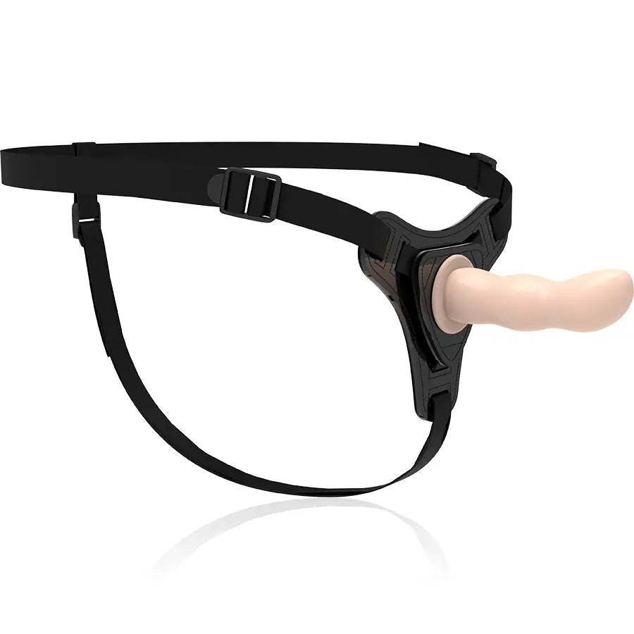 Fetish submissive harness - silicona flesh g-spot 12.5 cm