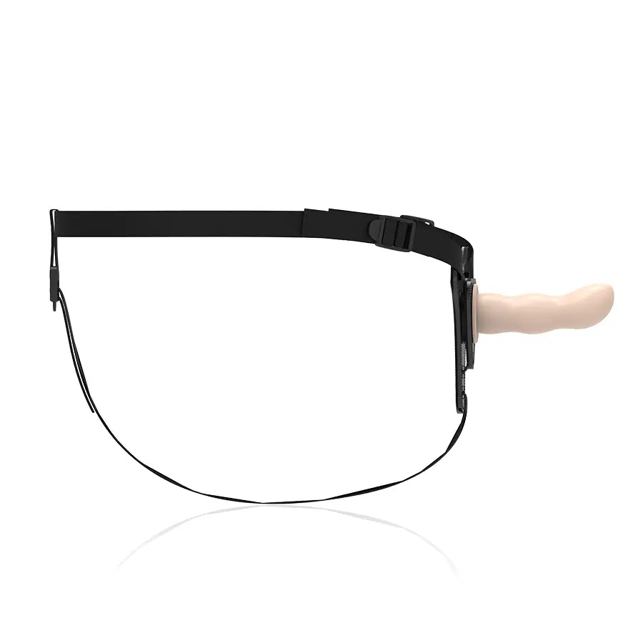 Fetish submissive harness - silicona flesh g-spot 12.5 cm