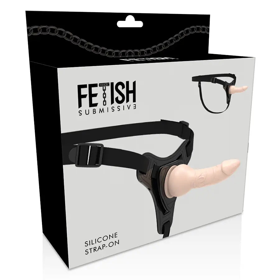 Fetish submissive harness - silicona flesh realistic 16cm