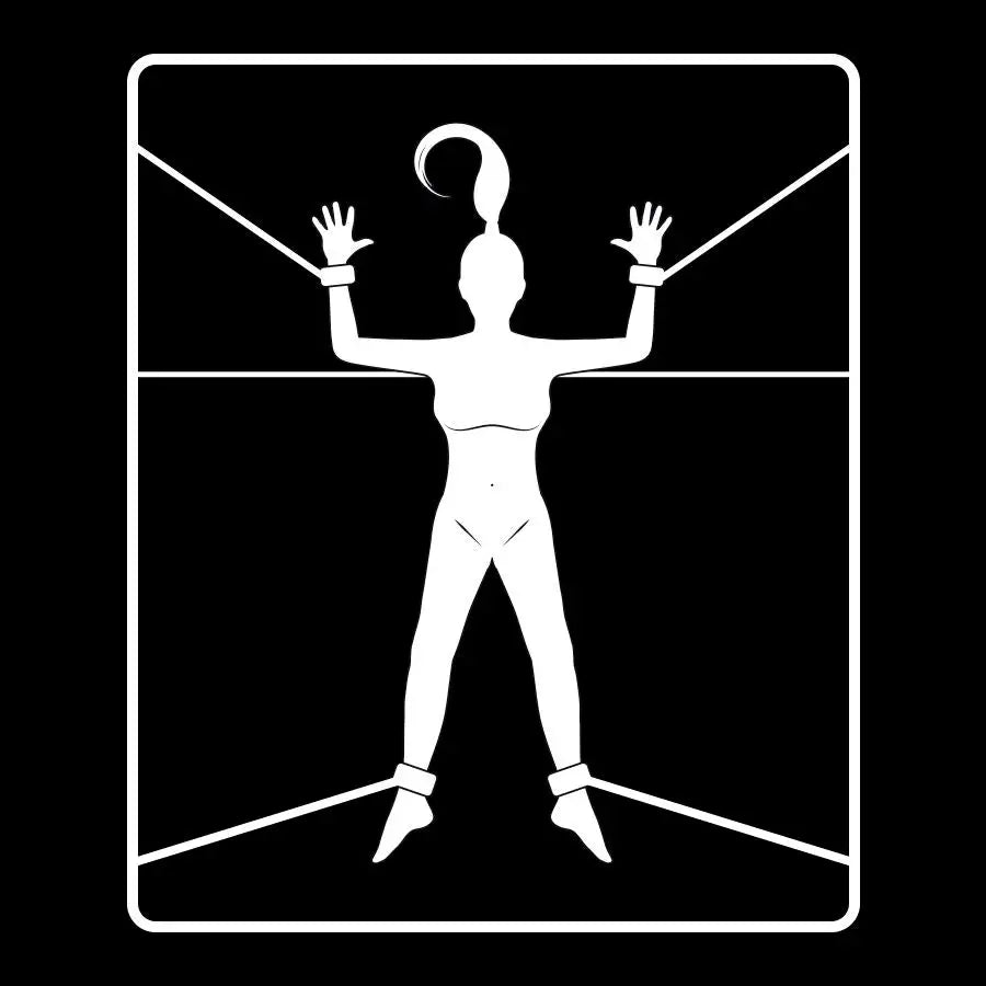 Fetish submissive - set de esposas y ataduras con forro