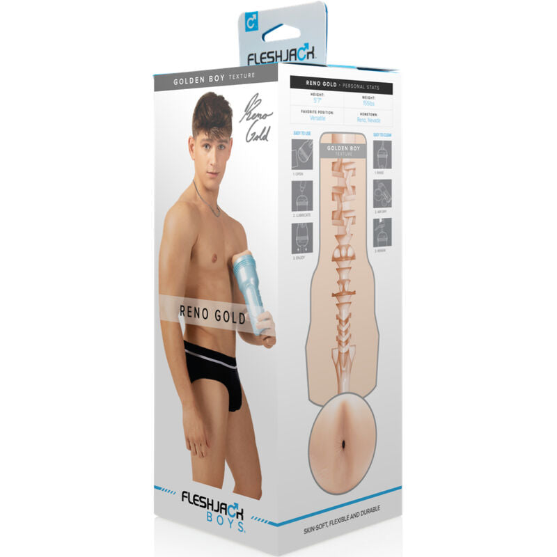 Fleshjack - masturbador reno gold golden boy ano