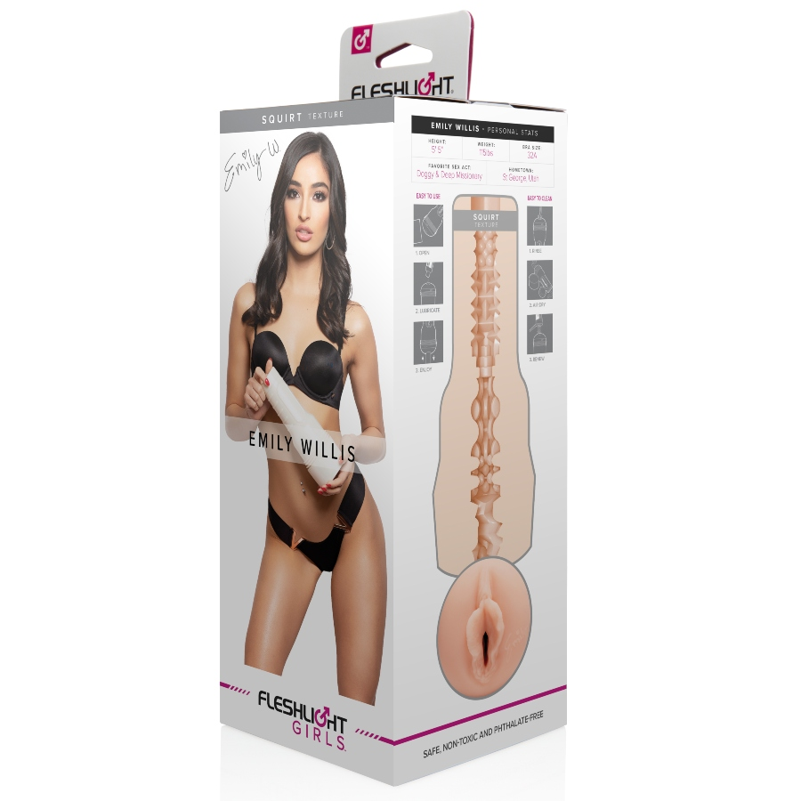 Fleshlight girls - emily willis squirt vagina