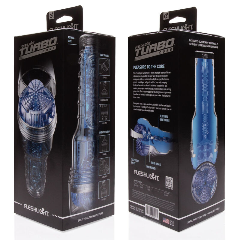 Fleshlight - turbo core blue ice