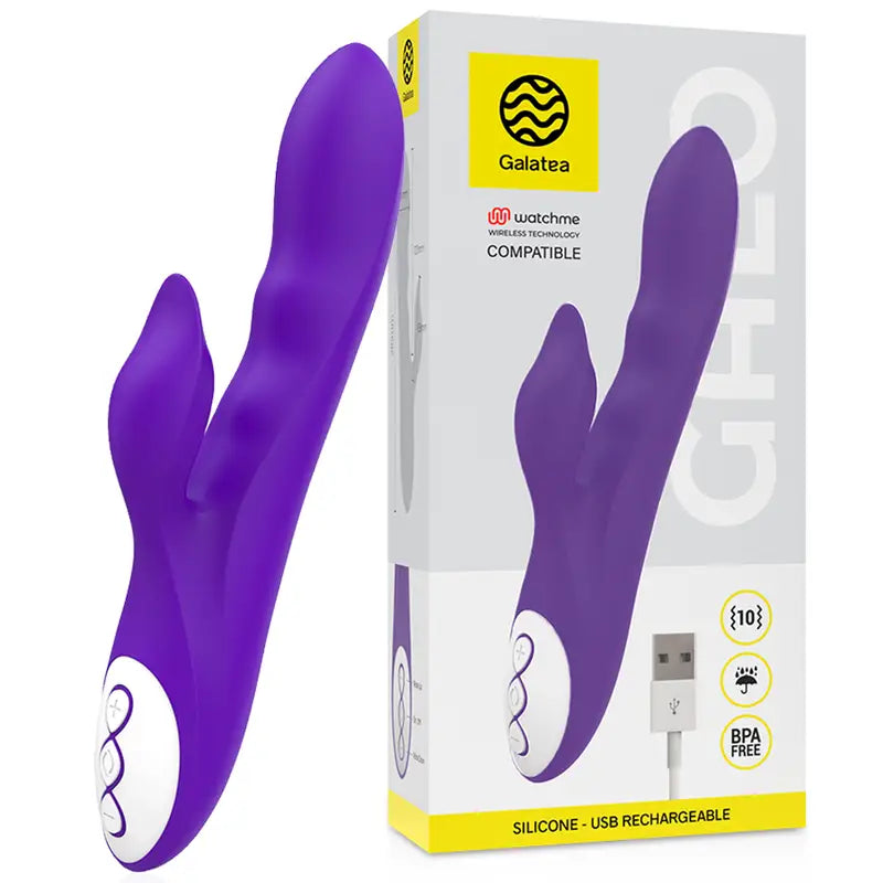 Galatea - galo vibrador lila compatible con watchme