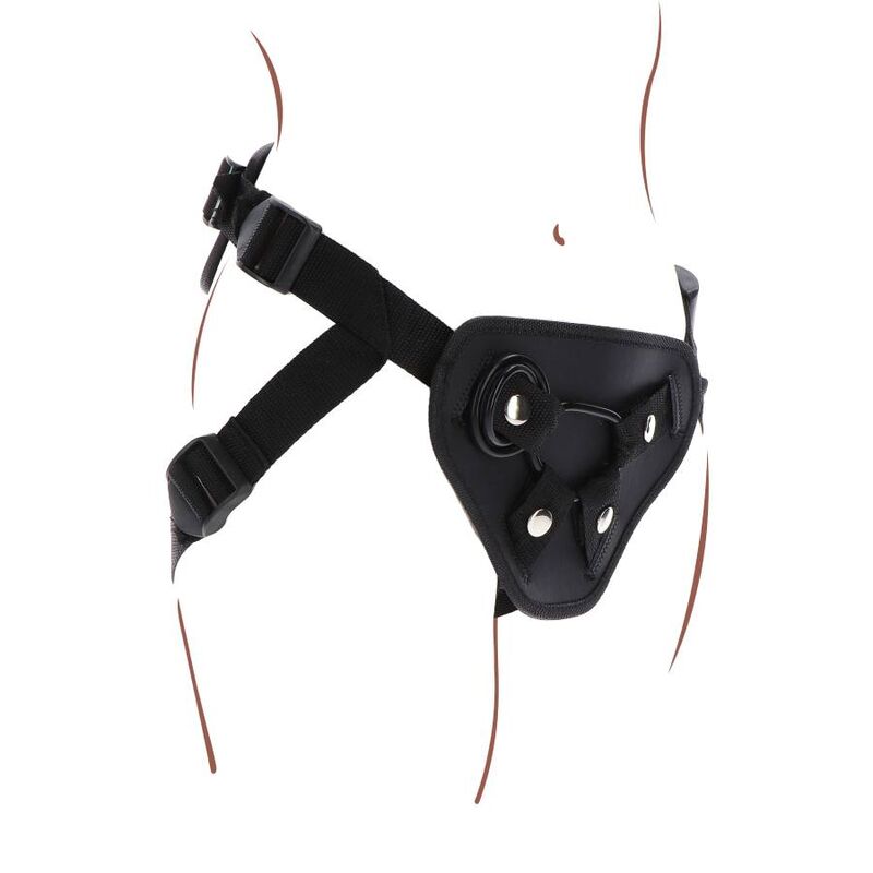 Get real - strap-on deluxe harnés negro