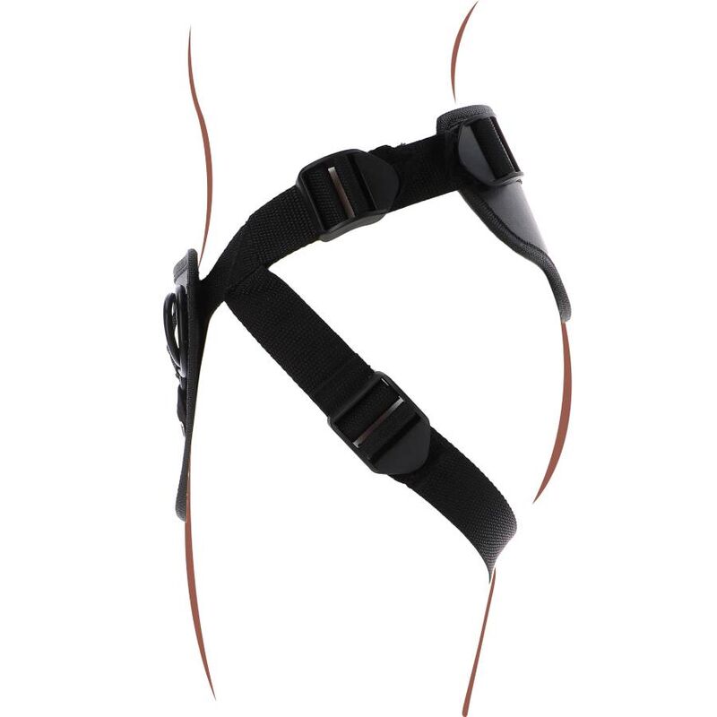 Get real - strap-on deluxe harnés negro