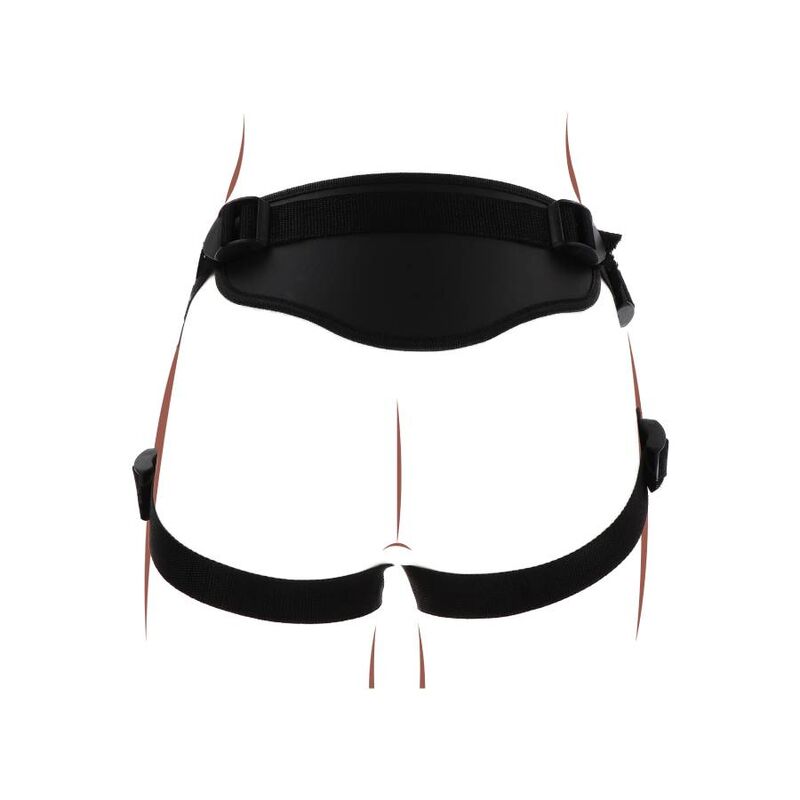 Get real - strap-on deluxe harnés negro