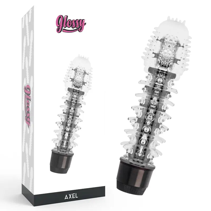 Glossy - axel vibrador negro