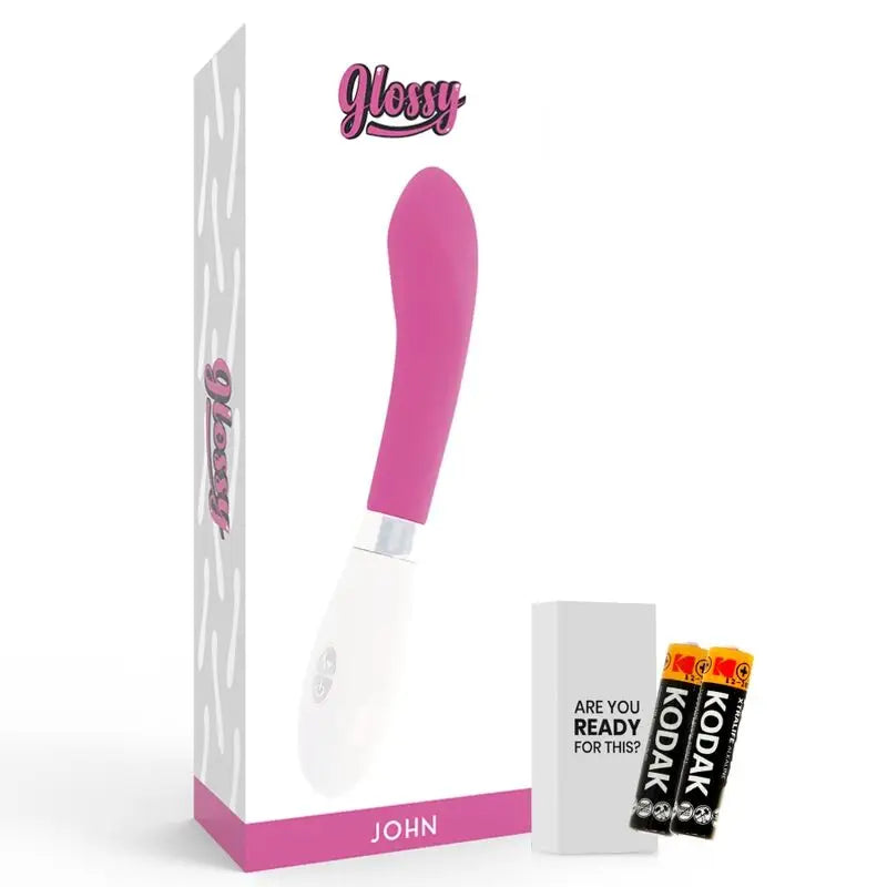 Glossy - john vibrador rosa